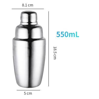 China Professional Cocktail Strainer 18oz Liquor Tool Vacuum Insulated Stainless Steel Cocktail Shake for sale