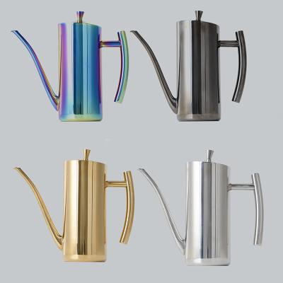 China Minimalist Drip Free Pouring For Kitchen Stainless Steel Kitchen Pourer Tools Oil Vinegar Container for sale