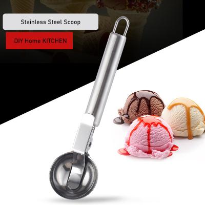 China Viable Professional Ice Shovel Fruit Spoon Melon Baller Scooper Kitchen Tool for sale