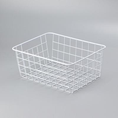 China 2021 Sustainable Hot Sale Free Sample Stainless Steel Home Organizing Nordic Storage Baskets for sale