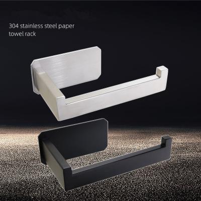 China Modern Wall Mounted Stainless Steel Roll Holder Tissue Paper Tissue Paper Holder For Bathroom Wall Adhesive Tissue Holder for sale