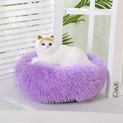 China 2022 Breathable Home Style Cmsofa Cheap Home Round Plush Donut Dog Donut Dog Bed 120 for sale