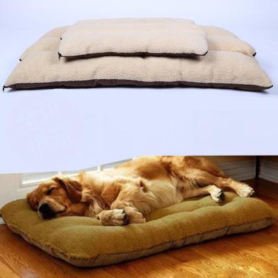 China Hot Sale Pet Bed Stocked Look Like Pillow Inside Luxury Washable Home Cat Dog Pet Mat Bed Bolster for sale