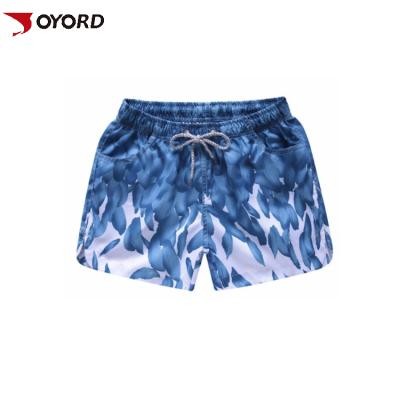 China Breathable Cheap Kids Clothing Boy Beach Wear Shorts Holiday Clothes Kids Boy Floral Swim Trunks for sale