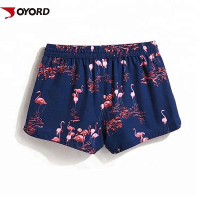 China Factory Supply Breathable Casual Swim Trunks Beach Wear Women Printed Beach Shorts Swimwear Beach Quick Dry Shorts for sale