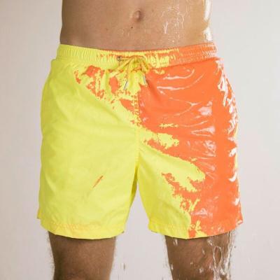 China Wholesale Plus Size Change Color Breathable Beach Shorts Men's OEM Custom Odm Boardshorts Swim Trunk For Summer for sale