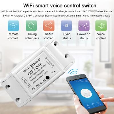 China Tuya SmartLIfe DIY App Smart Lamp Switch Remote Control Switch for Home Google Assistant Amazon Echo Smart YM-001W for sale