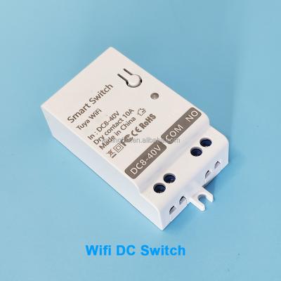 China Newest Switch 1CH Wifi Smart Home Tuya Module Relay RF DC 8-40V 12v 24v Receiver Works With Alexa Google Home YM-SW01-12 for sale