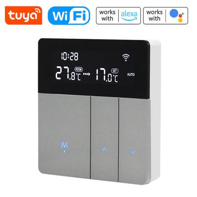 China Modern Smart Remote Control Tuya WiFi Thermostat Backlight Home Temperature Controller APP/Voice Compatible with Alexa Google Home for sale