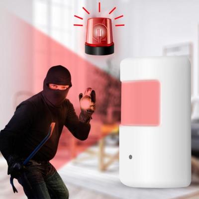 China Tuya Smartlife ZigBee Smart Home Alarm Human Body Motion Detector Wireless Remote Control PIR Sensor Home Monitor for sale