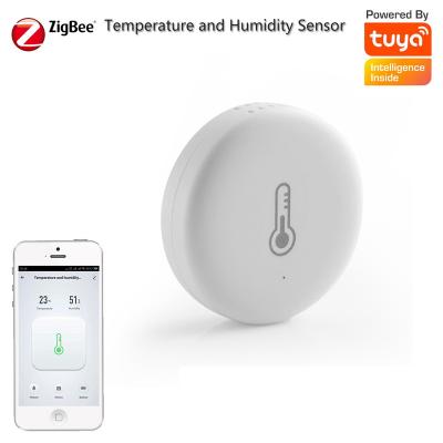 China Tuya Smartlife App Zigbee Temperature and Humidity Sensor Smart Home IOT Wireless Home Security Z-WSD for sale