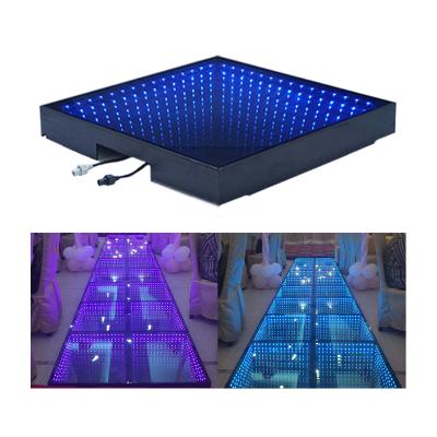 China Event Party Direct 3D RGB Theme Park Factory Sale Rohs Approval Adjustable Infinity Dance Floor for sale