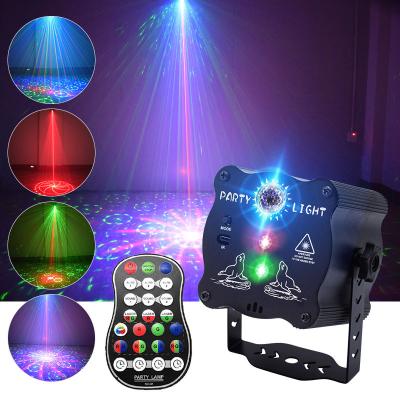 China Easy Installation Mini Laser Light Projector, 8W RGB Lazer Light DJ Disco Party Beam Lights With Remote Control for sale