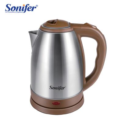 China 360 Degree Base Sonifer SF-2051 Large Stock Stainless Steel Capacity 1.8l Cheap Electric Water Kettle for sale