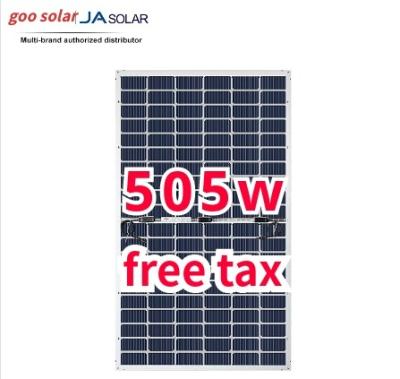 China Goosolar Home System Solar Panels Rates 210mm Cells Bifacial Solar Panel 500W 505W 510W For Transparent Roof Solar Power Systems For Home for sale