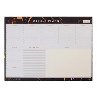 China Printed Wholesale Daily Planner Weekly Planner Big Deal Office Supplies Planners and Organizers for sale