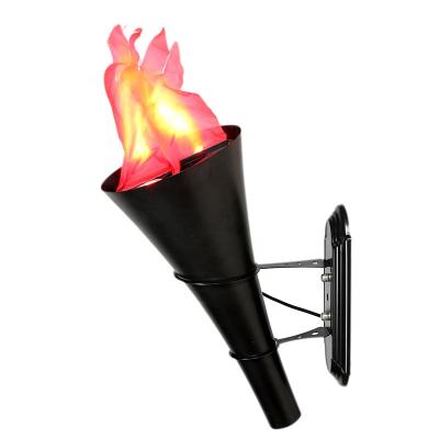 China Fake Silk Artificial Iron Flame Light Factory LED Flame Decoration Wall Mounted Spotlights Stage Show Fake Fire Flame Light for sale