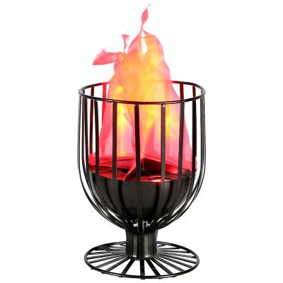 China TS004 Hotel Table Cloth Silk Christmas Led Super Color Mini Flame Lighting Flame Flame Silk Lamp for sale