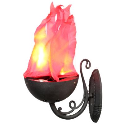 China Disco\bar\club\home This can use for home decoration club or museum etc outdoor fire flame silk door. led flame effect light silk light for sale