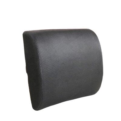 China Memory Ergonomic Adjustable Mesh And Memory Foam Lumbar Back Support Cushion for sale