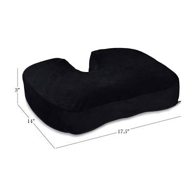 China Memory High Quality Universal Memory Foam Gel Wedge Car Seat Cushion Pad for sale