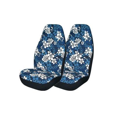 China Sports Wholesale Polyester Cute Flower Front Designer Car Seat Covers For Cars for sale