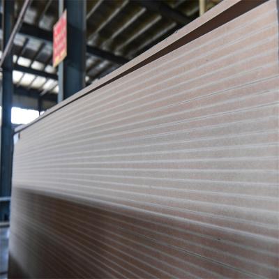 China Customized Size Moisture Proof Pre Cut MDF Board Lining 3Mm 18Mm Plain 1.200*2.440 MDF Board In Canada for sale