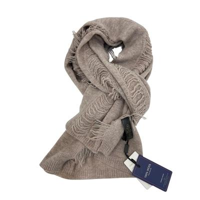 China Multifunctional Knitted Casual Australian 100% Wool Shawl Blanket Autumn Outside Scarf Women Winter for sale