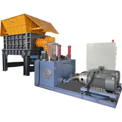 China Industrial Waste Four Axle Paper Car Tire Metal Industrial Waste Plastic Shredder for sale