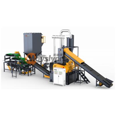 China Resource Recycling Industry Productivity 6000kg/h Automatic Plastic Crusher Recycling Machine / Wood Crusher Machine for sale