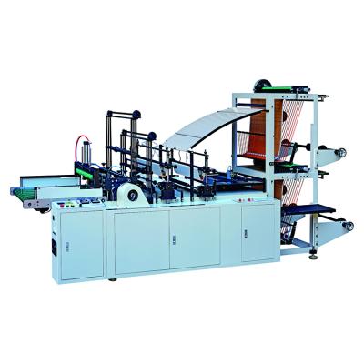 China With Static High Efficient AC Motor And Bottom-Sealing Remover Two-Layer Auto-stack Line One Bag Making Machine for sale