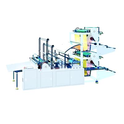 China With AC motor bottom-sealing two-line and wholesale custom PLC and sensor brand two-layer bag forming machine for sale