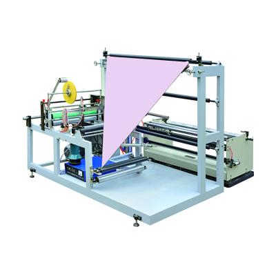 China With PLC and touch screen automatic folding machine for folding BOPP/PP/CPP/PE/OPP single layer film for sale