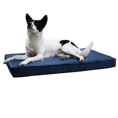 China Hot Selling Travel Quality Removable Machine Washable Durable Soft Comfortable Material Memory Foam Dog Bed for sale