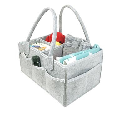 China China factory wholesale eco-friendly high quality baby felt diaper bag for mother for sale