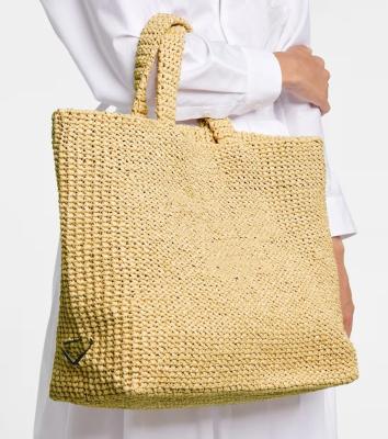 China Ladies Bags Leather Handbags Handmade Eco-Friendly Beach Raffia Bags Embroidery Paper for sale