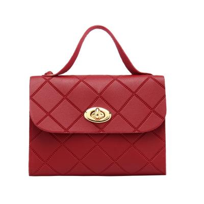 China GHJ-28 Luxury Single Shoulder Handbags For Women PU Leather Suitable For All Seasons for sale