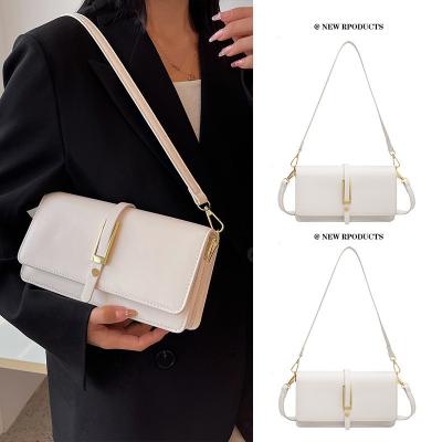 China PU Leather Shoulder Bag For Women Fashionable Dress Style Two Straps Waterproof for sale