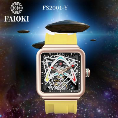 China Faioki waterproof fashionable unisex mechanical watch with futuristic Japanese movement starship design for sale