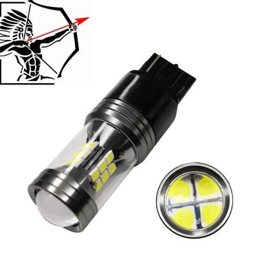 China High Power 3156/3157/7440/7443 Roller Coaster LED Color Bulb Front Turn Signal Light Amber White S25 T20 T25 Dual Led 3030 24smd 24SMD 3030 for sale