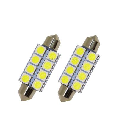 China 31mm 39mm 41mm 5050 car accessories 6W auto interior decorative faros Para led bulb festoon 8smd 5050 W5W Canbus dc12v led bulb lux led Para coche for sale