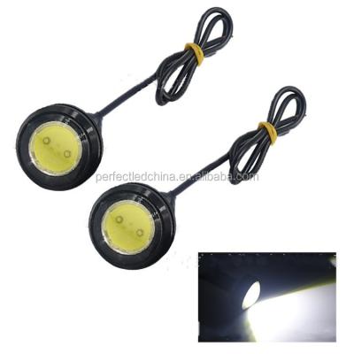 China Manufacturers Durable Car Cob With Waterproof Screw Reversing Lights 18mm Rogue Eagle Eye Led Daytime Running Light Eagle 18MM Car Light-Slim for sale