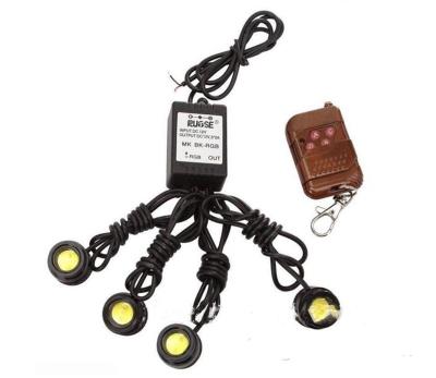 China Perfect Led Strobe 4x1.5W Eagle Eye Flash Light Led Car DRL Eagle Eye 4x1.5W Daytime Running Light Emergency Light for sale