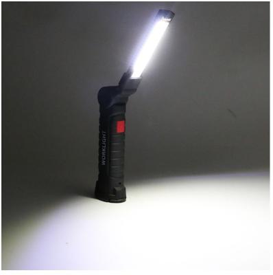 China Rechargeable COB Adjustable Work Light LED Work Worklight 800 Lumen 5W 10W LED 5 Light Portable Spotlight Magnetic Low IP44 Modes Handheld Flashlight for sale