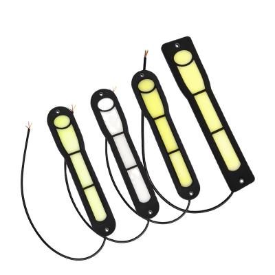 China 20cm COB DRL Single Color Perfect Led COB DRL 20cm Car Lights 2 Pcs COB LED Daytime Running Light Super Bright Waterproof Single Color for sale