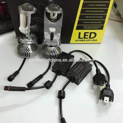 China Perfect Y6 Head Light Led Y6 LED Headlight With Mini Projector Lens 40w 4000lm H4 hi/lo 6000k Sopt Beam Bulb, Car Accessory for sale