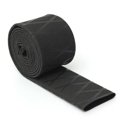 China Anti Slip X Slip PE Wrapped PE Heat Shrink Sleeve For Tennis Grip, Board Fishing Rod OD 15MM for sale