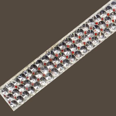 China Durable Colored Mirror Decorative Profiles With Trim Diamond Decoration Stainless Steel Tile Crystal Decoration Stripe For Bathroom Or Kitchen for sale