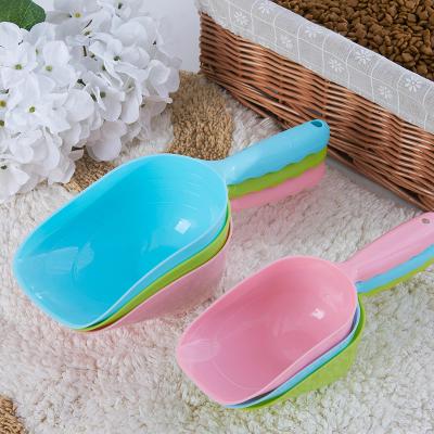 China Good Quality Pet Supplies Factory Small Shovel Plastic Spoon Tableware Dog Cat Food Cheap Direct Viable for sale