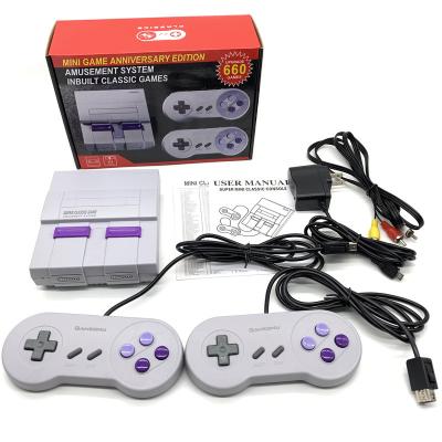 China With Retro Handbreak TV Video Game Console Built-in 660 Classic AV Games Output Mini Game Player for sale